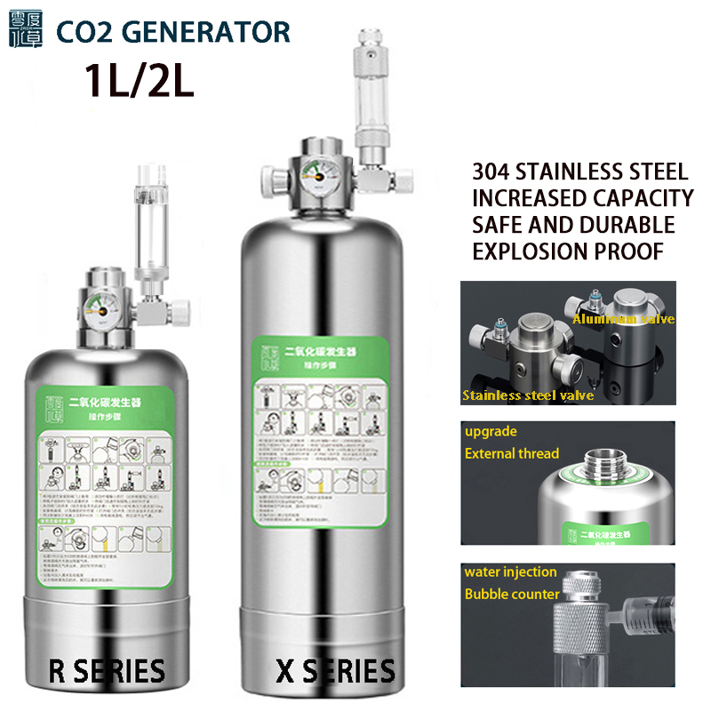 Planted Aquarium Materials - ZRDR-Kit de sistema generador de CO2