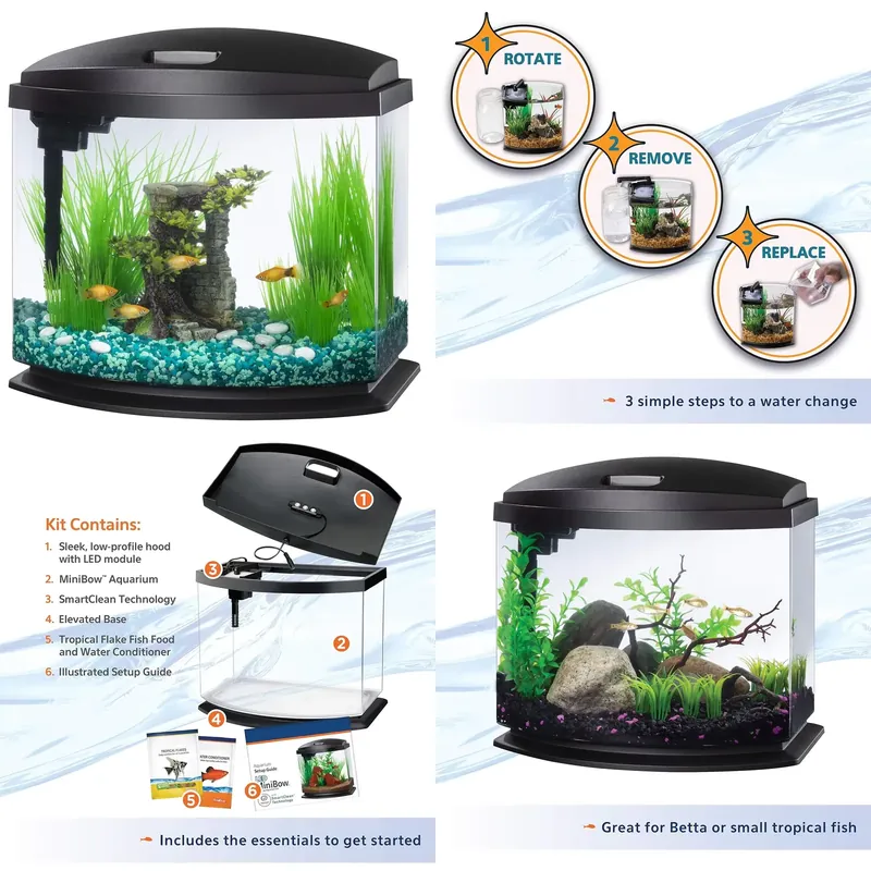 Planted Aquarium Materials - Acuario de vidrio acrílico personalizado para
