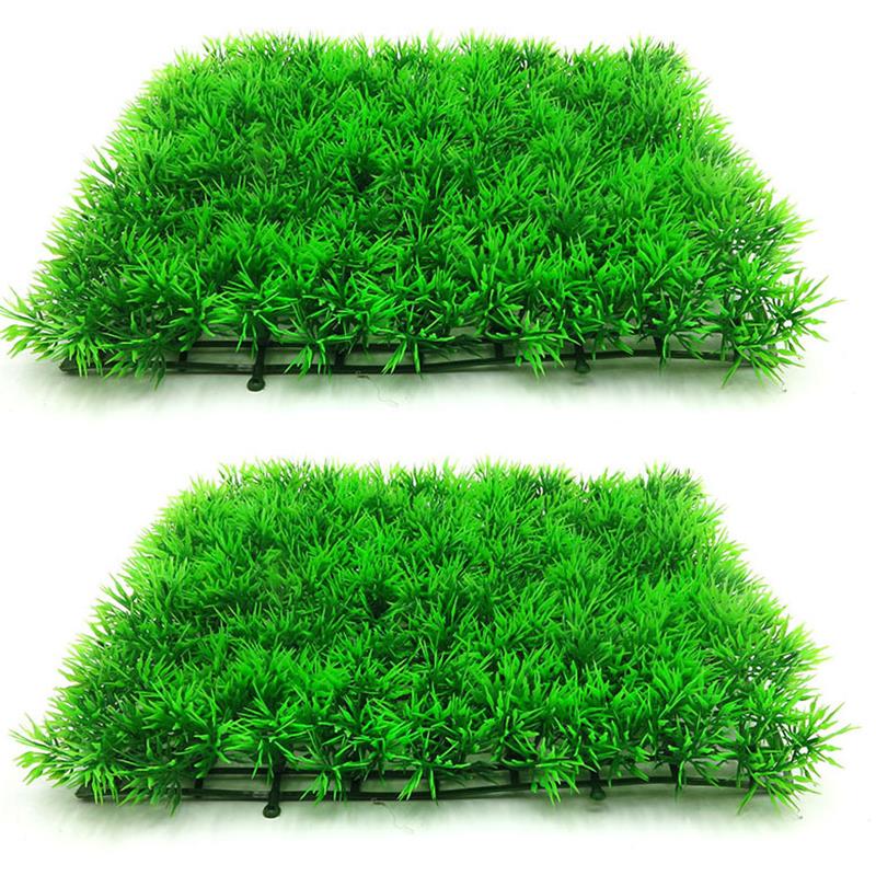 Hierba verde Artificial, céspe - Planted Aquarium Materials reseña y precio