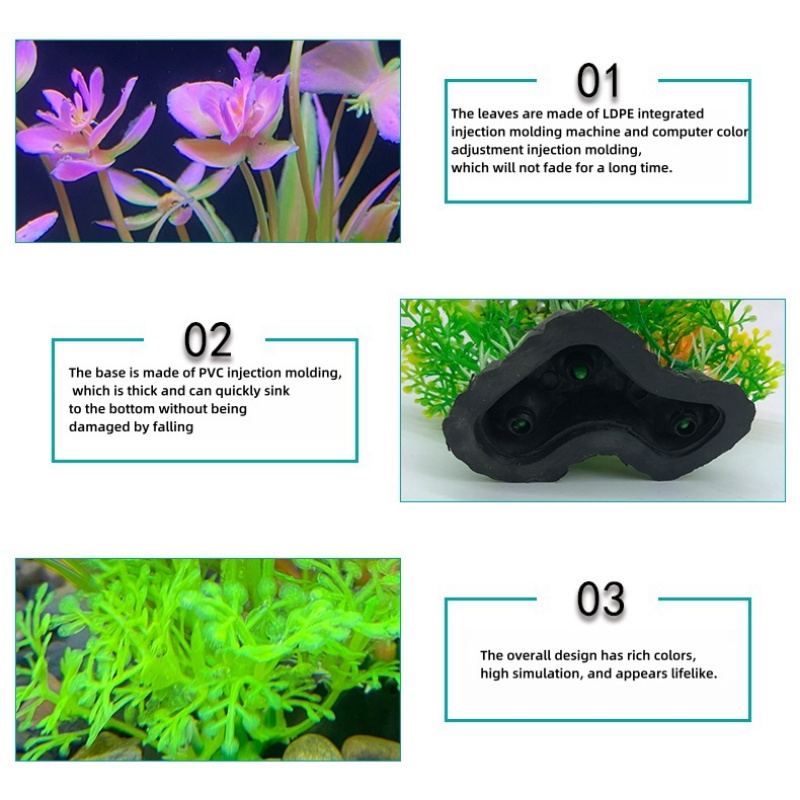 Juego de decoración para acuar - Planted Aquarium Materials reseña y precio
