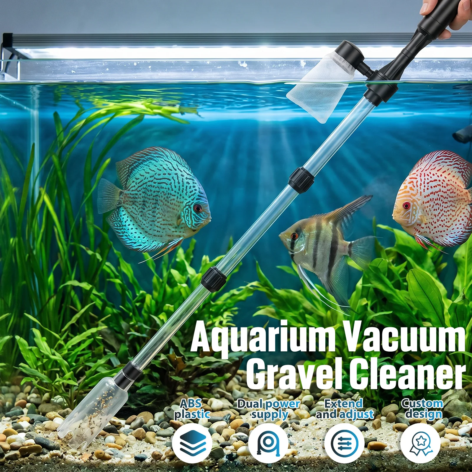 Limpiador de Grava para Acuari - Planted Aquarium Cleaning reseña y precio