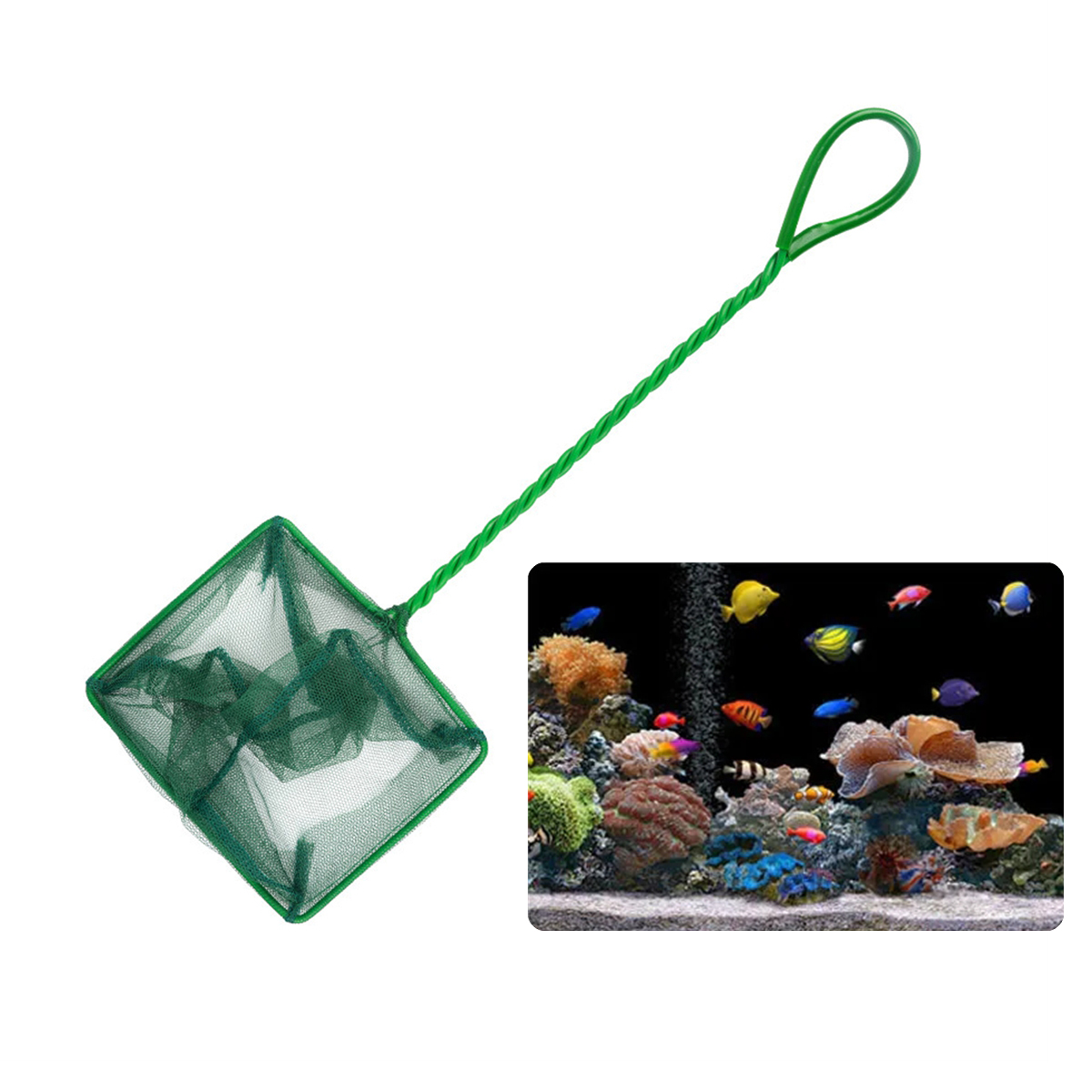 Red de pescado verde de nailon - Planted Aquarium Cleaning reseña y precio